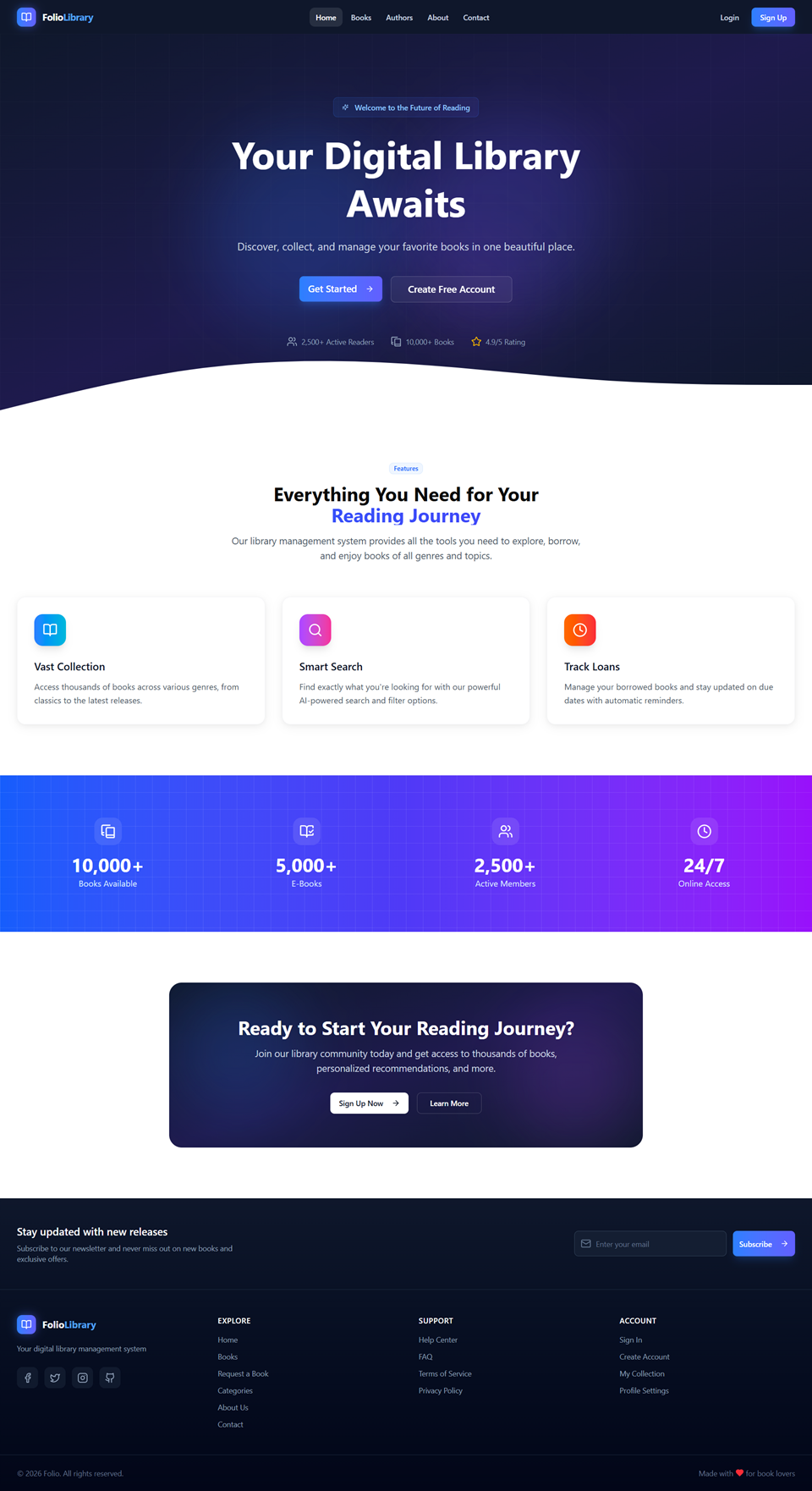 Landing Page